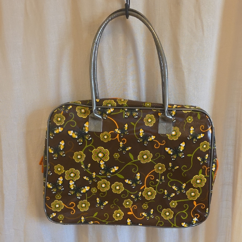 Decodelire Floral Brown Laptop Bag